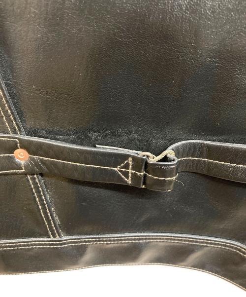 FINE CREEK LEATHERS（ファインクリークレザーズ）FINE CREEK LEATHERS (ファインクリークレザーズ) Lynchburg Leather Work Jacket ブラック サイズ:38の古着・服飾アイテム