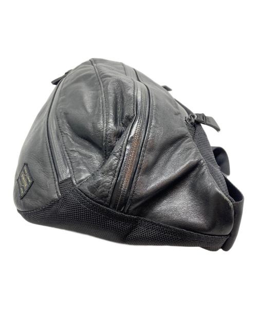 PORTER（ポーター）PORTER (ポーター) ZOOMレザーウエストポーチ ブラックの古着・服飾アイテム