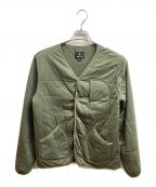 Snow peakスノーピーク）の古着「フレキシブルインサレーションカーディガン」｜グリーン