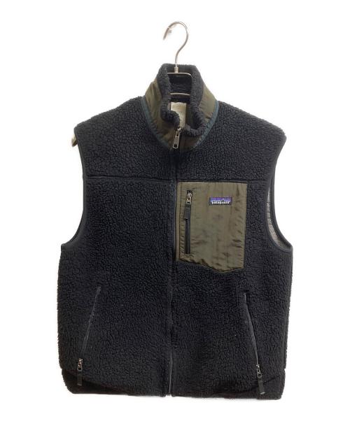 Patagonia（パタゴニア）Patagonia (パタゴニア) クラシックレトロXフリースベスト ブラック サイズ:Mの古着・服飾アイテム
