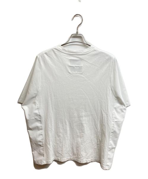 FUMITO GANRYU（フミトガンリュウ）FUMITO GANRYU (フミトガンリュウ) 22SS メッシュ切替Tシャツ ホワイト サイズ:2の古着・服飾アイテム