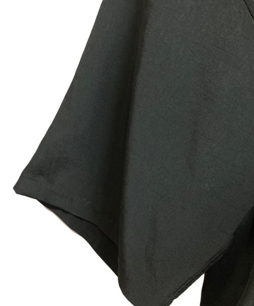 08sircus（ゼロエイトサーカス）08sircus (ゼロエイトサーカス) Back dolman split shirt S/S ブラック サイズ:5の古着・服飾アイテム