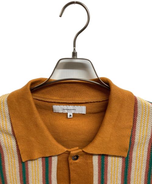 SASQUATCHfabrix.（サスクワッチファブリックス）SASQUATCHfabrix. (サスクワッチファブリックス) KNIT H/S SHIRT イエロー サイズ:Mの古着・服飾アイテム