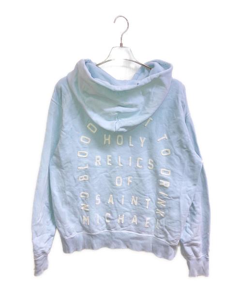 SAINT MICHAEL（セントマイケル）SAINT MICHAEL (セントマイケル) HOODIE/FELT スカイブルー サイズ:Lの古着・服飾アイテム