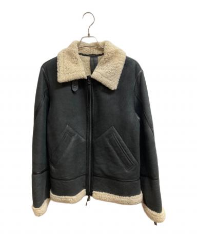 中古・古着通販】Denham (デンハム) ムートンジャケット ブラック