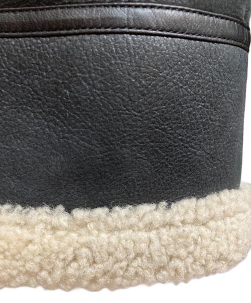 Denham（デンハム）Denham (デンハム) ムートンジャケット ブラック サイズ:EUMの古着・服飾アイテム