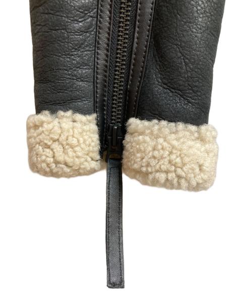 Denham（デンハム）Denham (デンハム) ムートンジャケット ブラック サイズ:EUMの古着・服飾アイテム