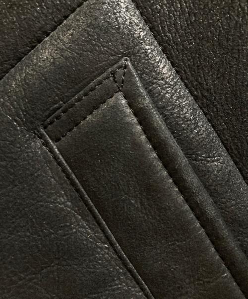 Denham（デンハム）Denham (デンハム) ムートンジャケット ブラック サイズ:EUMの古着・服飾アイテム