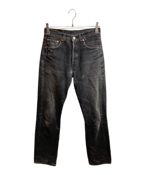 LEVI'S（リーバイス）LEVI'S (リーバイス) 90s 501 先染めブラックデニム ブラック サイズ:W28の古着・服飾アイテム
