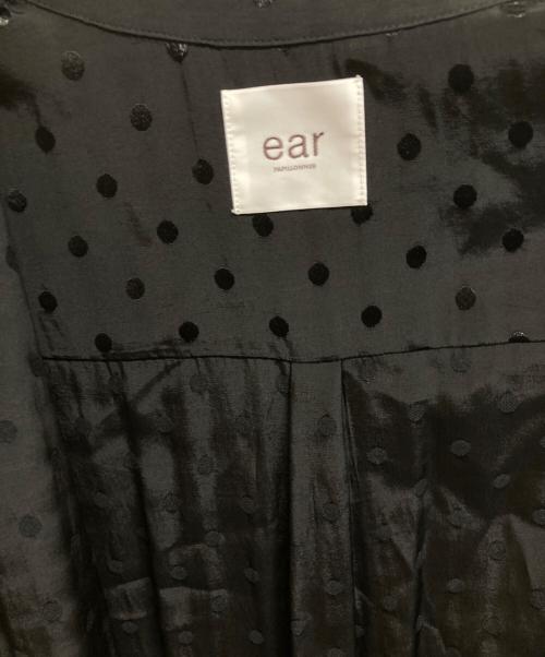 ear PAPILLONNER（イアパピヨネ）ear PAPILLONNER (イアパピヨネ) シャツワンピース ブラック サイズ:Free 未使用品の古着・服飾アイテム