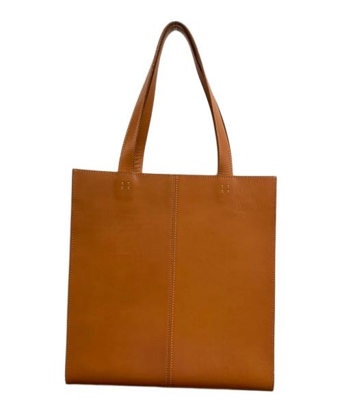 土屋鞄（ツチヤカバン）土屋鞄 (ツチヤカバン) レザートートバッグ ブラウンの古着・服飾アイテム