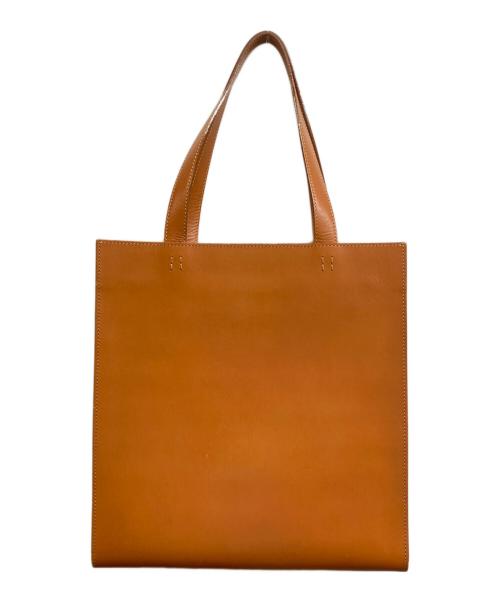 土屋鞄（ツチヤカバン）土屋鞄 (ツチヤカバン) レザートートバッグ ブラウンの古着・服飾アイテム