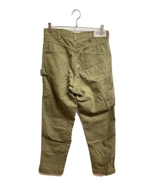 freewheelers（フリーホイーラーズ）FREEWHEELERS (フリーホイーラーズ) ダブルニーパンツ グリーン サイズ:W32の古着・服飾アイテム