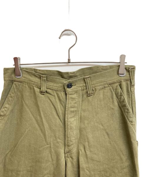 freewheelers（フリーホイーラーズ）FREEWHEELERS (フリーホイーラーズ) ダブルニーパンツ グリーン サイズ:W32の古着・服飾アイテム