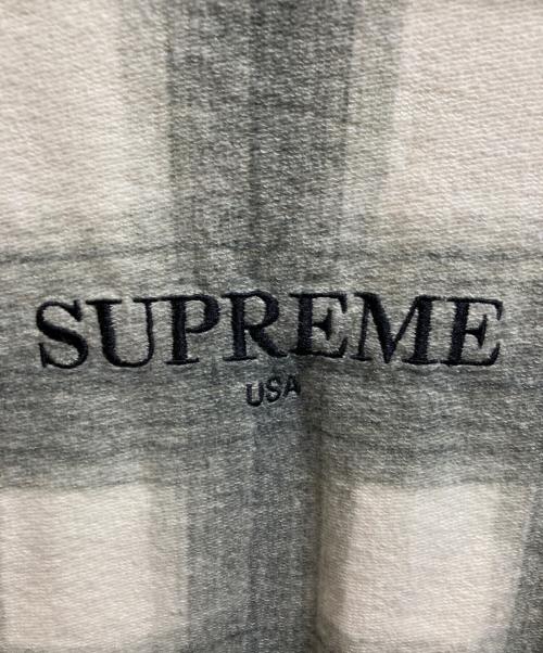 SUPREME（シュプリーム）SUPREME (シュプリーム) Shadow Plaid Hooded グレー サイズ:Mの古着・服飾アイテム