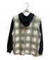 SUPREME (シュプリーム) Shadow Plaid Hooded グレー サイズ:M：12000円