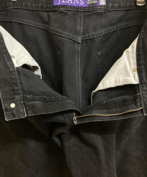 SEDAN ALL-PURPOSE（セダンオールパーパス）SEDAN ALL-PURPOSE (セダンオールパーパス) Oval Logo Denim Pant ブラック サイズ:不明の古着・服飾アイテム