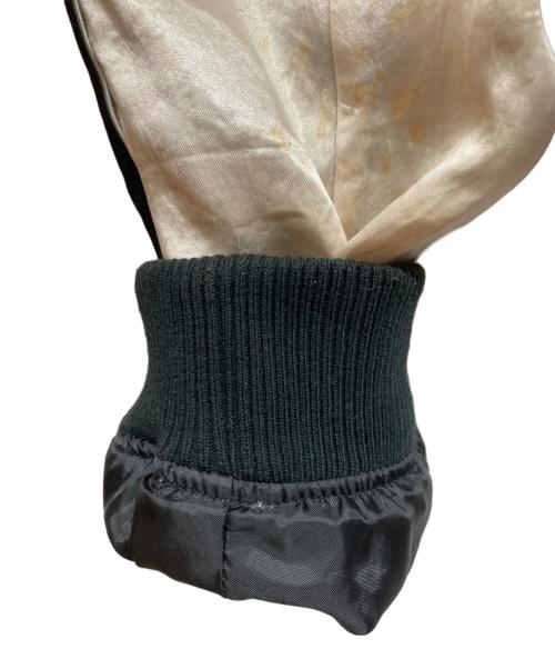 NUMBER (N)INE（ナンバーナイン）NUMBER (N)INE (ナンバーナイン) studios (ステュディオス) 別注アーカイブ刺繍スーベニアジャケット ブラック サイズ:2の古着・服飾アイテム