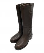 PLAIN PEOPLEプレインピープル）の古着「ロングブーツ」｜ブラウン