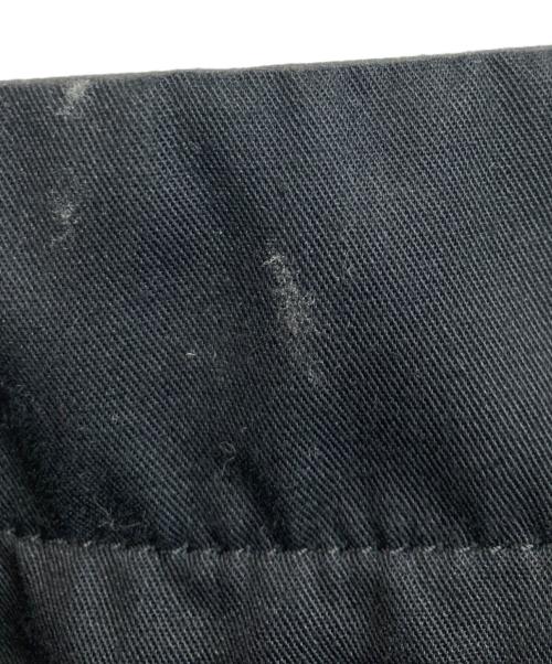 YOHJI YAMAMOTO（ヨウジヤマモト）YOHJI YAMAMOTO (ヨウジヤマモト) シグネチャーロゴレザートートバッグ ブラックの古着・服飾アイテム