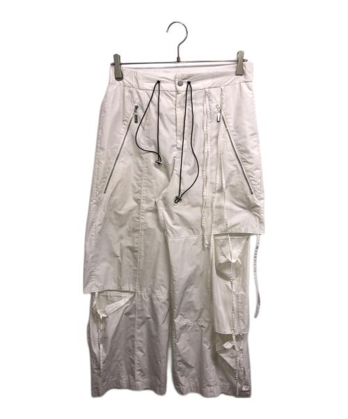 UNITED TOKYO（ユナイテッドトーキョー）UNITED TOKYO (ユナイテッドトーキョー) ドローストリングカーゴパンツ ホワイト サイズ:1の古着・服飾アイテム