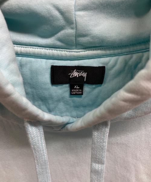 stussy（ステューシー）stussy (ステューシー) Pullover Hoodie ブルー サイズ:XLの古着・服飾アイテム