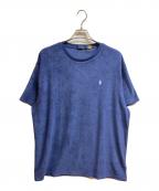 POLO RALPH LAURENポロ・ラルフローレン）の古着「パイルTシャツ」｜ブルー