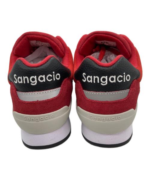 Sangacio（サンガッチョ）Sangacio (サンガッチョ) ローカットスニーカー レッド サイズ:UK7.5 未使用品の古着・服飾アイテム