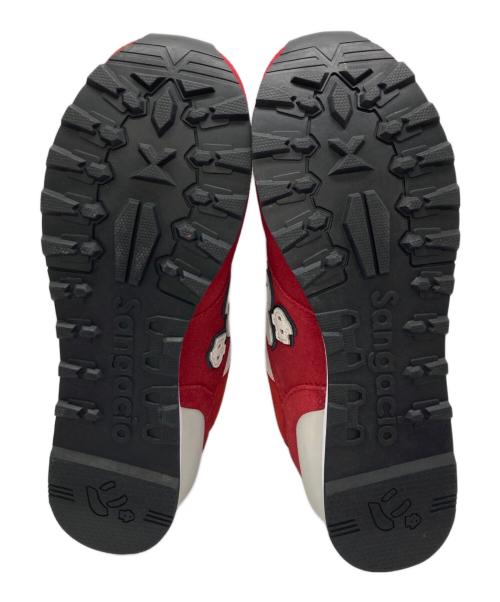 Sangacio（サンガッチョ）Sangacio (サンガッチョ) ローカットスニーカー レッド サイズ:UK7.5 未使用品の古着・服飾アイテム