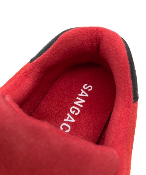 Sangacio（サンガッチョ）Sangacio (サンガッチョ) ローカットスニーカー レッド サイズ:UK7.5 未使用品の古着・服飾アイテム