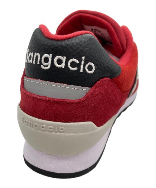 Sangacio（サンガッチョ）Sangacio (サンガッチョ) ローカットスニーカー レッド サイズ:UK7.5 未使用品の古着・服飾アイテム