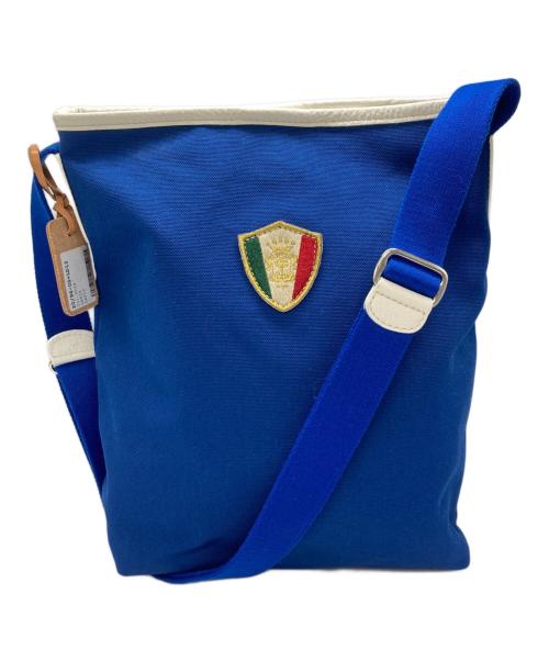 Felisi（フェリージ）Felisi (フェリージ) キャンバスショルダーバッグ ブルーの古着・服飾アイテム