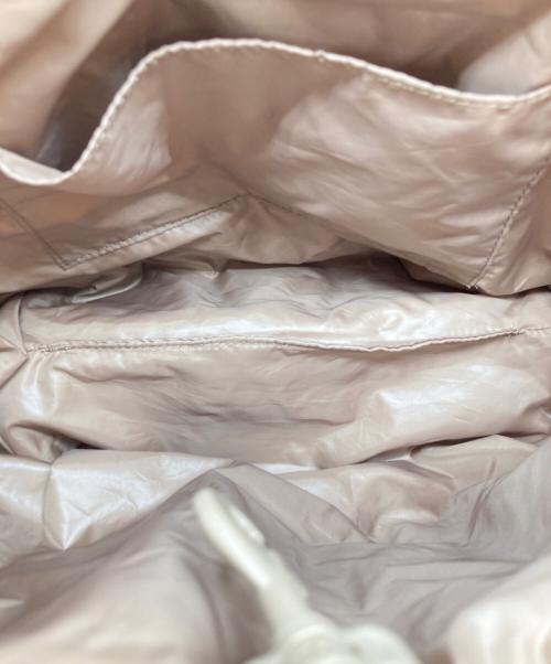 MICHAEL KORS（マイケル・コース）MICHAEL KORS (マイケル・コース) キルティングハンドバッグ ベージュの古着・服飾アイテム