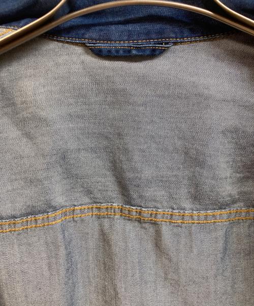 Maison MIHARA YASUHIRO in・stru(men-tal).（メゾン ミハラ ヤスヒロ インストルメンタル）Maison MIHARA YASUHIRO in・stru(men-tal). (メゾン ミハラ ヤスヒロ インストルメンタル) Cotton Tencel Denim Jacket インディゴ サイズ:44の古着・服飾アイテム