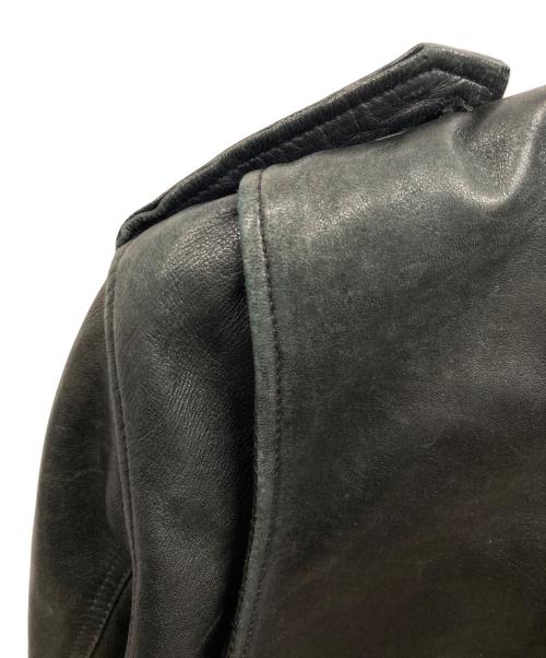 MALE&Co（メールアンドコー）MALE&CO (メールアンドコー) M-65レザージャケット ブラック サイズ:Lの古着・服飾アイテム