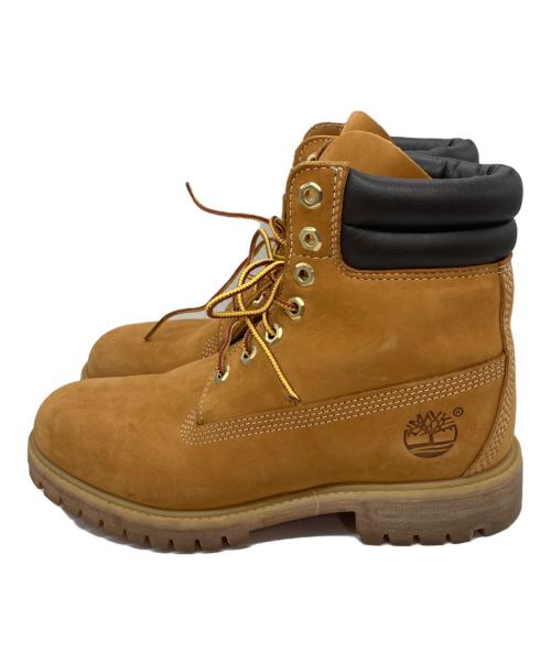 Timberland（ティンバーランド）Timberland (ティンバーランド) 6インチダブルカラーブーツ ベージュ サイズ:UK6.5の古着・服飾アイテム