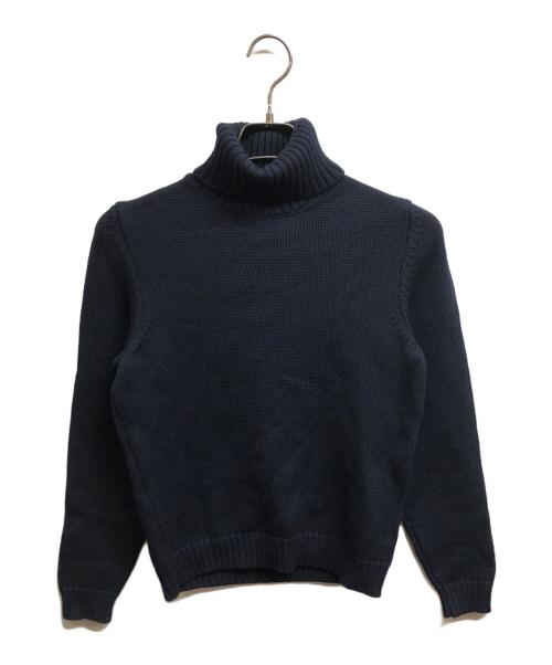 Zanone（ザノーネ）Zanone (ザノーネ) タートルネックニット ネイビー サイズ:44の古着・服飾アイテム