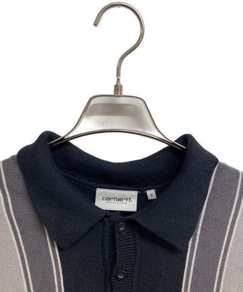 Carhartt WIP（カーハート ワークインプログレス）CARHARTT WIP (カーハート ワークインプログレス) L/S Kendricks Polo ブラック サイズ:Sの古着・服飾アイテム