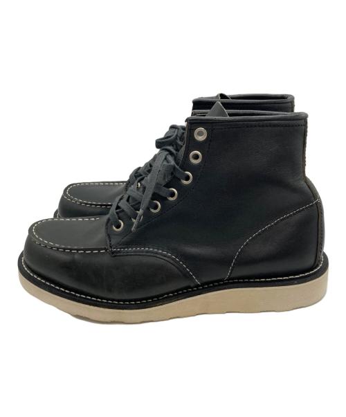 RED WING（レッドウィング）RED WING (レッドウィング) 6-inch Classic Moc ブラック サイズ:8 1/28Eの古着・服飾アイテム