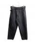 COMOLI（コモリ）の古着「20SS BELTED DENIM PANTS」｜ブラック