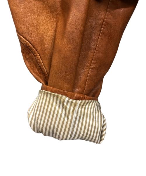 BANANA REPUBLIC（バナナリパブリック）BANANA REPUBLIC (バナナリパブリック) レザージャケット ブラウン サイズ:XSの古着・服飾アイテム