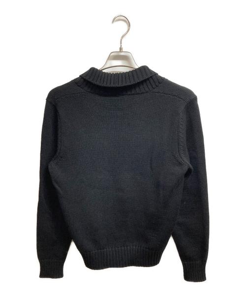 Zanone（ザノーネ）Zanone (ザノーネ) ウールカーディガン ブラック サイズ:46の古着・服飾アイテム