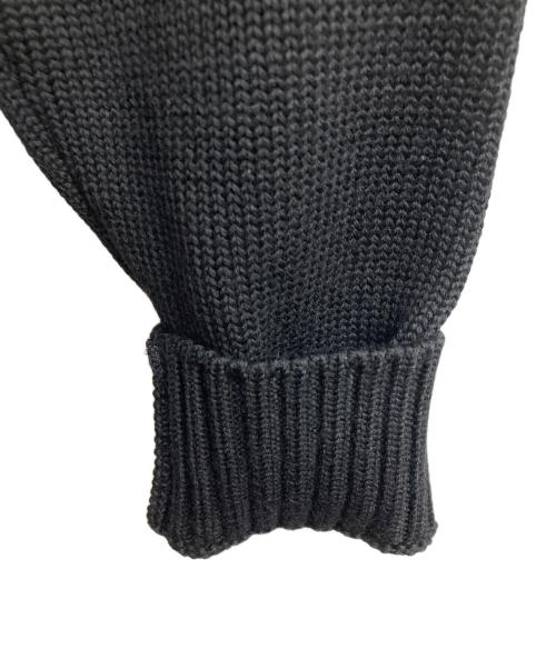 Zanone（ザノーネ）Zanone (ザノーネ) ウールカーディガン ブラック サイズ:46の古着・服飾アイテム