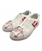 Sangacio×BASQUIATサンガッチョ×バスキア）の古着「にゅ~ずローカットスニーカー」｜ホワイト