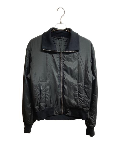 DOLCE & GABBANA（ドルチェ＆ガッバーナ）DOLCE & GABBANA (ドルチェ＆ガッバーナ) 中綿ナイロンジャケット ブラック サイズ:52の古着・服飾アイテム