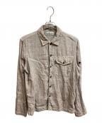 STONE ISLANDストーンアイランド）の古着「オールドリネンシャツ」｜ベージュ
