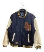 AVIREXアヴィレックス）の古着「SKOOKUM VARSITY JACKET」｜ネイビー