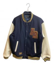 AVIREX（アヴィレックス）の古着「SKOOKUM VARSITY JACKET」｜ネイビー