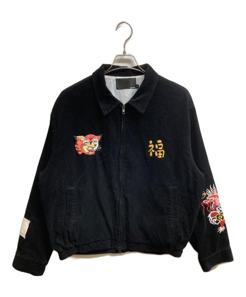 JACKROSE（ジャックローズ）JACKROSE (ジャックローズ) コーデュロイベトジャン ブラック サイズ:3の古着・服飾アイテム