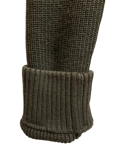 MONCLER（モンクレール）MONCLER (モンクレール) ニット切替ダウンジャケット カーキ サイズ:Mの古着・服飾アイテム